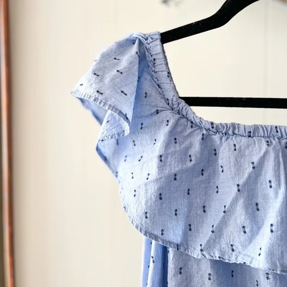 Seersucker Babydoll Dress - Picture 3 of 5